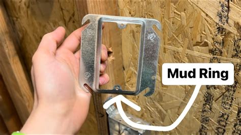 mud ring electric box install metal|plaster rings for electrical boxes.